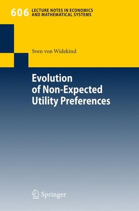 Widekind |  Evolution of Non-Expected Utility Preferences | Buch |  Sack Fachmedien