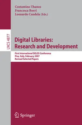 Thanos / Borri / Candela |  Digital Libraries: Research and Development | eBook | Sack Fachmedien