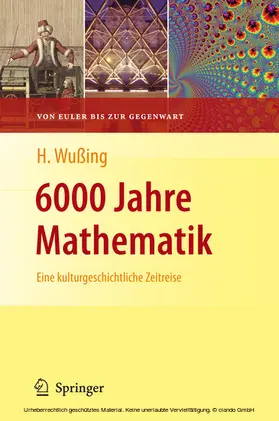 Wußing |  6000 Jahre Mathematik | eBook | Sack Fachmedien