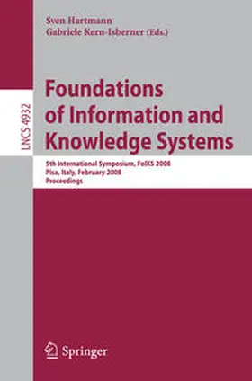 Hartmann / Kern-Isberner |  Foundations of Information and Knowledge Systems | eBook | Sack Fachmedien