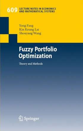 Fang / Lai / Wang |  Fuzzy Portfolio Optimization | eBook | Sack Fachmedien