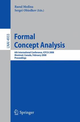Obiedkov / Medina |  Formal Concept Analysis | Buch |  Sack Fachmedien