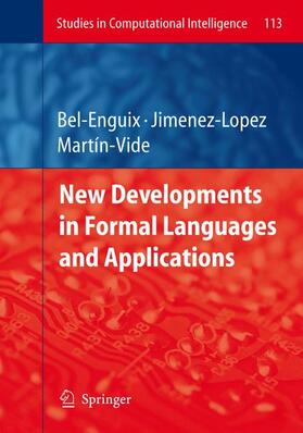 Bel-Enguix / Martin-Vide / Jiménez-López |  New Developments in Formal Languages and Applications | Buch |  Sack Fachmedien