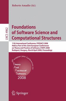 Amadio |  Foundations of Software Science and Computational Structures | Buch |  Sack Fachmedien