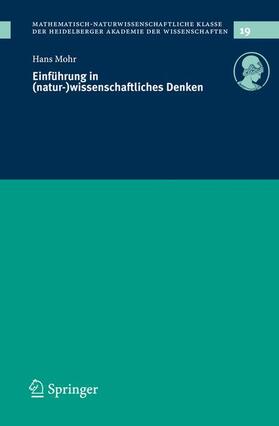 Mohr |  Einführung in (natur-)wissenschaftliches Denken | Buch |  Sack Fachmedien