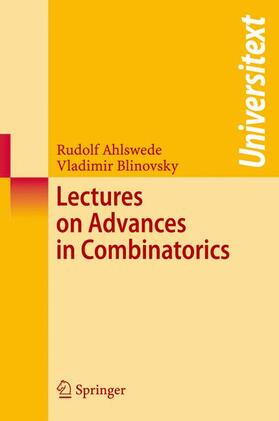 Blinovsky / Ahlswede |  Lectures on Advances in Combinatorics | Buch |  Sack Fachmedien