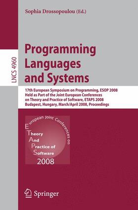 Drossopoulou |  Programming Languages and Systems | Buch |  Sack Fachmedien