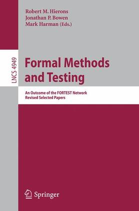 Hierons / Harman / Bowen |  Formal Methods and Testing | Buch |  Sack Fachmedien