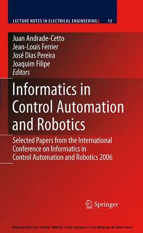 Andrade Cetto / Ferrier / Pereira |  Informatics in Control Automation and Robotics | eBook | Sack Fachmedien