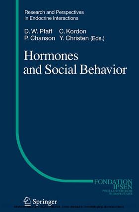 Pfaff / Kordon / Chanson |  Hormones and Social Behavior | eBook | Sack Fachmedien