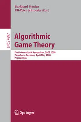 Monien / Schroeder |  Algorithmic Game Theory | eBook | Sack Fachmedien