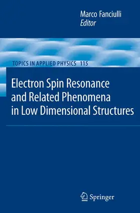 Fanciulli |  Electron Spin Resonance and Related Phenomena in Low-Dimensional Structures | Buch |  Sack Fachmedien