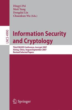 Pei / Wu / Yung | Information Security and Cryptology | Buch | 978-3-540-79498-1 | sack.de