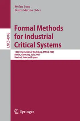 Leue / Merino |  Formal Methods for Industrial Critical Systems | eBook | Sack Fachmedien