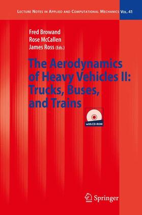 Browand / Ross / McCallen |  The Aerodynamics of Heavy Vehicles II: Trucks, Buses, and Trains | Buch |  Sack Fachmedien