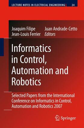 Filipe / Andrade Cetto / Ferrier |  Informatics in Control, Automation and Robotics | Buch |  Sack Fachmedien