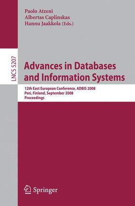 Atzeni / Jaakkola / Caplinskas |  Advances in Databases and Information Systems | Buch |  Sack Fachmedien