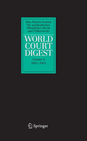 Minnerop / Oellers-Frahm |  World Court Digest 2001 - 2005 | eBook | Sack Fachmedien