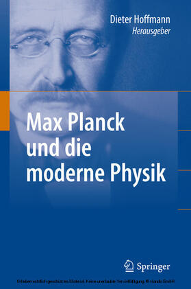 Hoffmann |  Max Planck und die moderne Physik | eBook | Sack Fachmedien