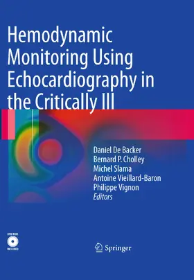 de Backer / Backer / Cholley |  Hemodynamic Monitoring Using Echocardiography in the Critically Ill | eBook | Sack Fachmedien