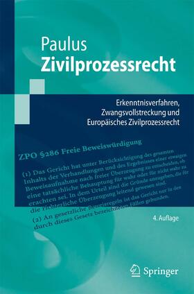 Paulus |  Zivilprozessrecht | eBook | Sack Fachmedien