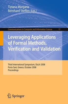 Steffen / Margaria |  Leveraging Applications of Formal Methods, Verification and Validation | Buch |  Sack Fachmedien