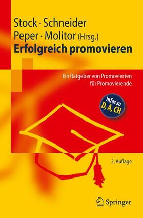 Stock / Schneider / Peper |  Erfolgreich promovieren | Buch |  Sack Fachmedien