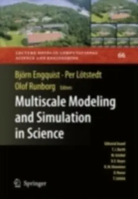 Engquist / Lötstedt / Griebel |  Multiscale Modeling and Simulation in Science | eBook | Sack Fachmedien