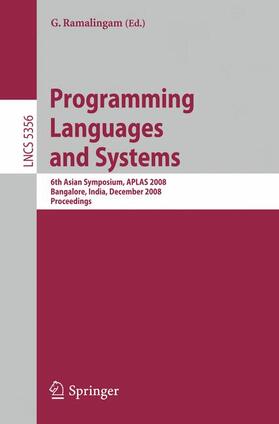 Ramalingam |  Programming Languages and Systems | Buch |  Sack Fachmedien