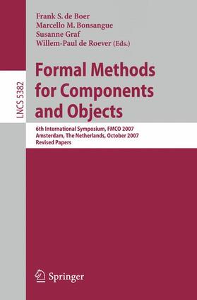 Bonsangue / de Roever / Graf |  Formal Methods for Components and Objects | Buch |  Sack Fachmedien