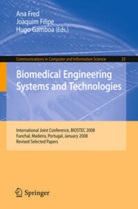 Fred / Filipe / Gamboa | Biomedical Engineering Systems and Technologies | E-Book | sack.de