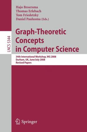 Broersma / Paulusma / Erlebach |  Graph-Theoretic Concepts in Computer Science | Buch |  Sack Fachmedien