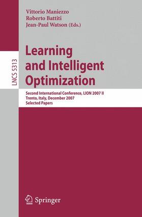Maniezzo / Watson / Battiti |  Learning and Intelligent Optimization | Buch |  Sack Fachmedien