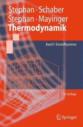 Stephan / Schaber / Mayinger |  Thermodynamik | Buch |  Sack Fachmedien