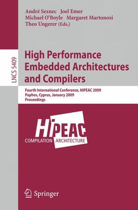 Seznec / Emer / Ungerer |  High Performance Embedded Architectures and Compilers | Buch |  Sack Fachmedien