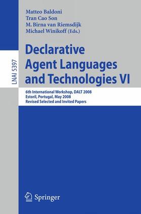 Baldoni / Winikoff / Son |  Declarative Agent Languages and Technologies VI | Buch |  Sack Fachmedien