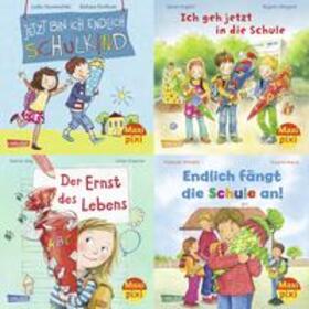 Jörg / Englert / Hauenschild | Maxi-Pixi-Serie Nr. 56: 4er Bundle: Die Schule geht los (4x1 Exemplar) | Medienkombination | 978-3-551-03011-5 | sack.de