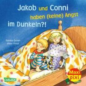Grimm |  Maxi Pixi 295: Jakob und Conni haben (keine) Angst im Dunkeln?! | Buch |  Sack Fachmedien
