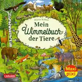 Banser |  Maxi Pixi 417: Mein Wimmelbuch der Tiere | Buch |  Sack Fachmedien