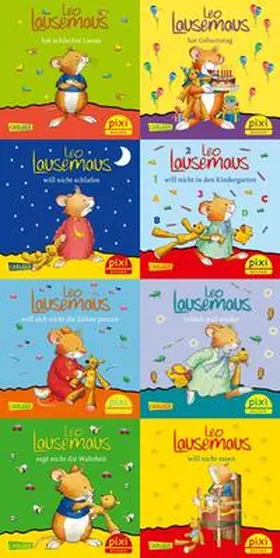 Diverse |  Pixi-Bundle 8er Serie 271: Neues von Leo Lausemaus (8x1 Exemplar) | Buch |  Sack Fachmedien