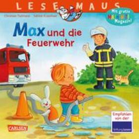 Tielmann |  LESEMAUS 55: Max und die Feuerwehr | Buch |  Sack Fachmedien