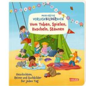 Jakobs / Moser / Reider |  Mein erstes Vorlese-Bilder-Buch: Vom Toben, Spielen, Kuscheln, Staunen | Buch |  Sack Fachmedien