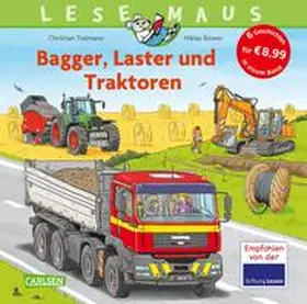 Tielmann |  LESEMAUS Sonderbände: Bagger, Laster und Traktoren  - Alles über Fahrzeuge | Buch |  Sack Fachmedien