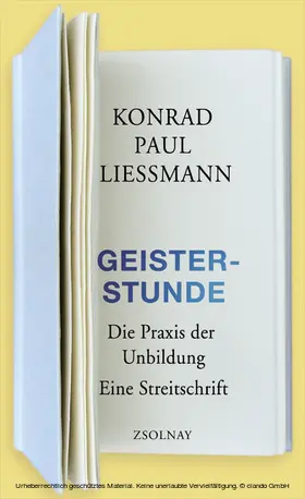 Liessmann | Geisterstunde | E-Book | sack.de