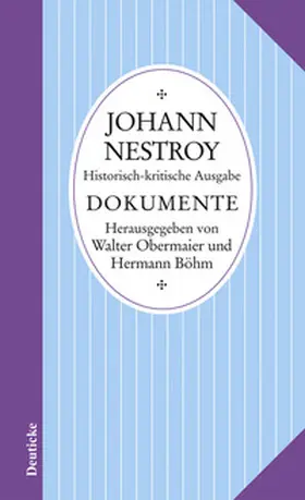 Nestroy |  Sämtliche Werke | Buch |  Sack Fachmedien