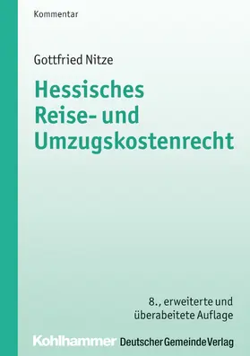 Nitze |  Hessisches Reise- und Umzugskostenrecht | eBook | Sack Fachmedien