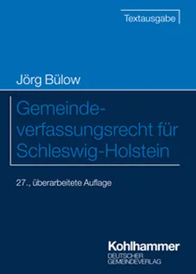 Bülow | Gemeindeverfassungsrecht für Schleswig-Holstein | E-Book | sack.de