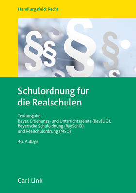  Schulordnung für die Realschulen | Buch |  Sack Fachmedien