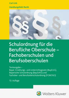  Schulordnung für die Berufliche Oberschule - Fachoberschulen und Berufsoberschulen | Buch |  Sack Fachmedien