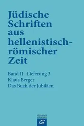 Berger |  Das Buch der Jubiläen | Buch |  Sack Fachmedien